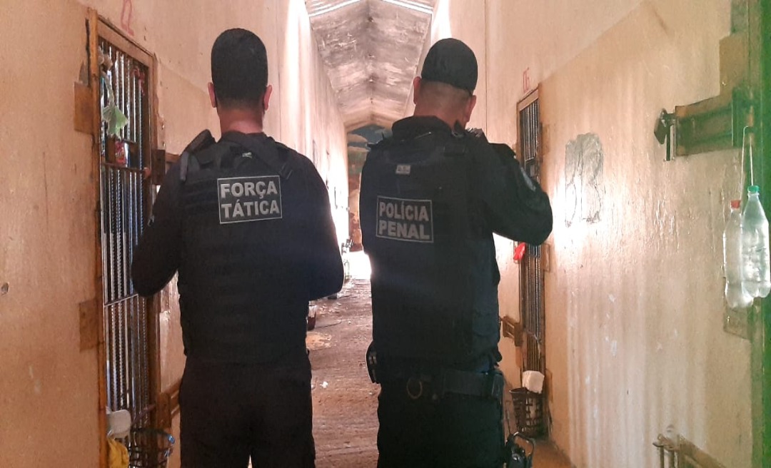 Em operação realizada no Complexo Penitenciário de Rio Branco, policiais penais frustram mais um plano de fuga de presos